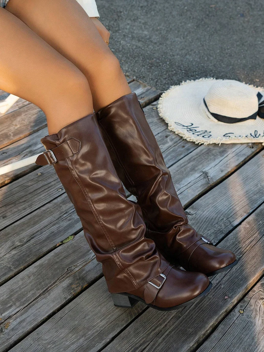 Fashion Leather Boots