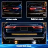 Truck Tailgate Strip Light Waterproof Red Amber Turn Signal Lighting Strips with 4-Pin Connector for Pickup Trucks SUV Car Work