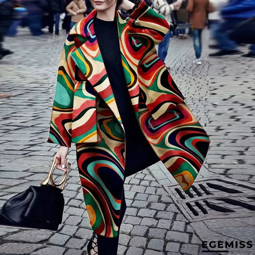 Autumn And Winter Women's Casual Long Pure Color Warm Wool Coat Windbreaker | EGEMISS