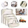 5Pcs Compressible Storage Bag Waterproof Travel Duffel Bag Lightweight Suitcase