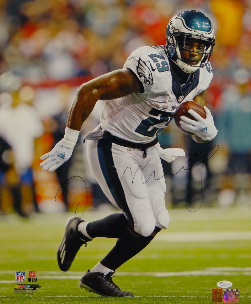 DeMarco Murray Autographed Eagles 16x20 Vertical Running Photo Poster painting- JSA Auth