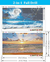 2Pack Landscape-Full Round Diamond Painting(70x40cm)