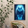 (40*60cm)Wolf - Full Round Drill Diamond Painting