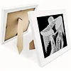 Lady Special Shape Partial Drill Dimond Art Paintings with Plastic Frame 17x17cm