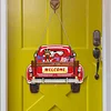 DIY Diamond Painting Truck Decor Wooden Welcome Sign with 12 Interchangeable Holiday Icons, Farmhouse Style Hanging Kit