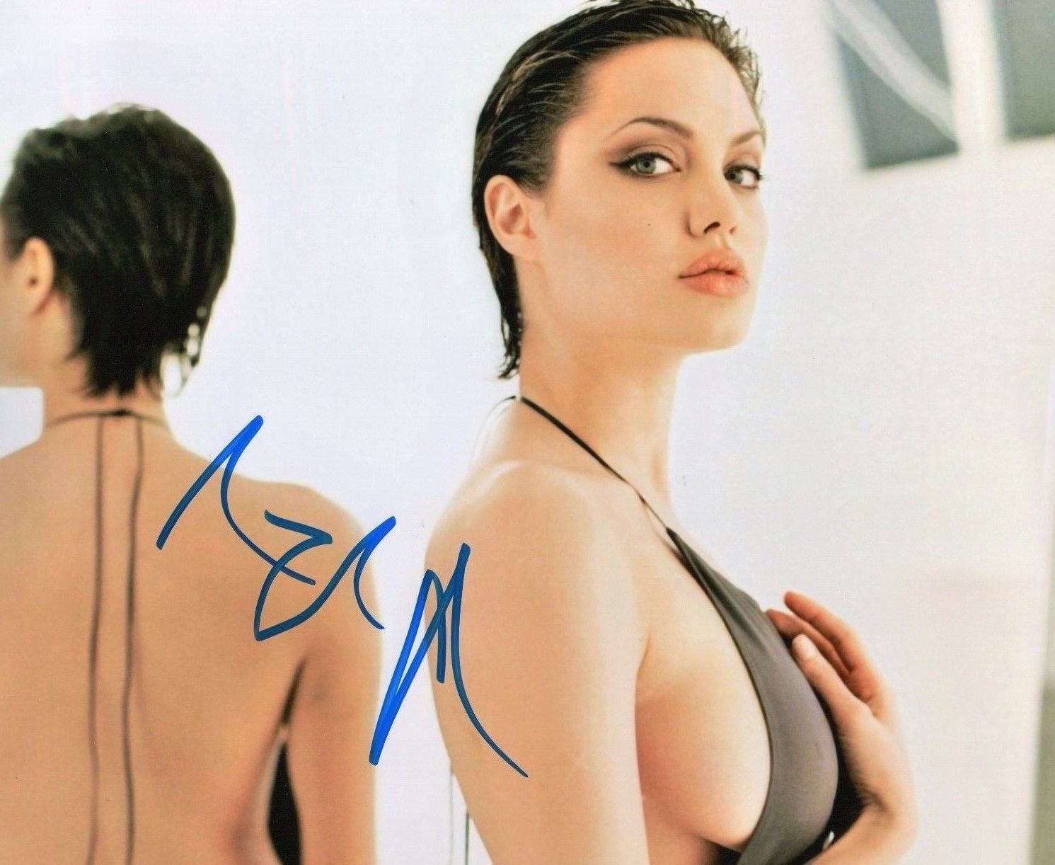 ANGELINA JOLIE AUTOGRAPHED SIGNED A4 PP POSTER Photo Poster painting PRINT 17