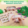 Wisteria Flower Beginners Crochet Kit, hanging basket Crochet Starter Kits with Step-by-Step Video Tutorials, Hanging Potted Plants Knitting Starter Pack for Beginners Decoration