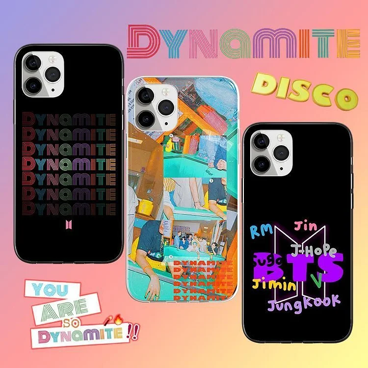 BTS Dynamite, BTS Iphone Case, BTS merch, BTS store