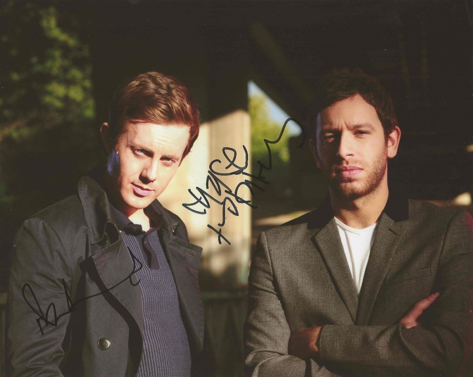 Chase & Status EDM duo REAL hand SIGNED 8x10 Photo Poster painting #5 Dubstep w/ COA Autographed