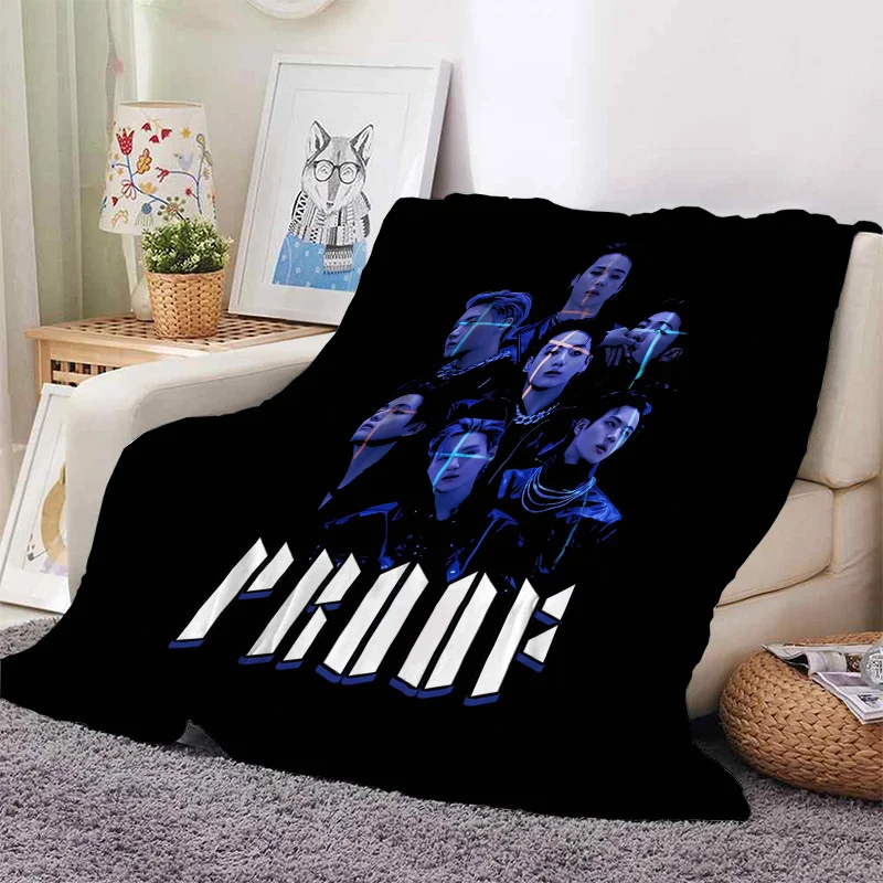 BTS Proof Flannel coral blanket