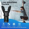 Lung Breathing Trainer, Deep Breathing Lung Exerciser Device, Adjust Resistance Improve Lung Capacity Handheld Lung Expansion Training Tool Lung Expansion Training Device