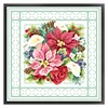 Flower - 9CT Partial Beaded Cross Stitch Kit(36x36cm)