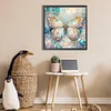 Diamond Painting -DIY Full Square Partial AB Drill Butterfly(35x35cm)