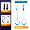 Outdoor Kids Climbing Rings Ladder, Preschool Vestibular Sensory Training Fitness Balance Equipment 