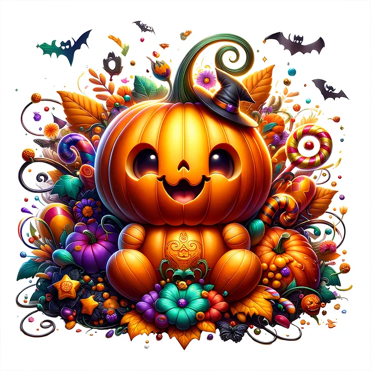 Pumpkin - Full Round - Diamond Painting(30*30cm)