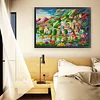 (Big Size)[Brand]Rainbow Town - 11CT Stamped Cross Stitch - 101*75cm