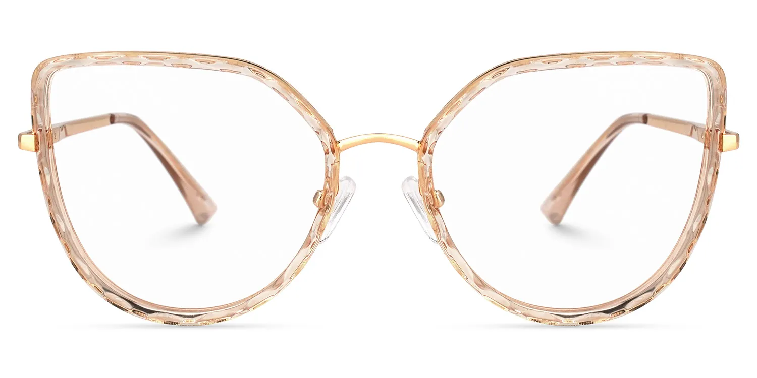 Garrison Gold Schmetterling Brille Gold