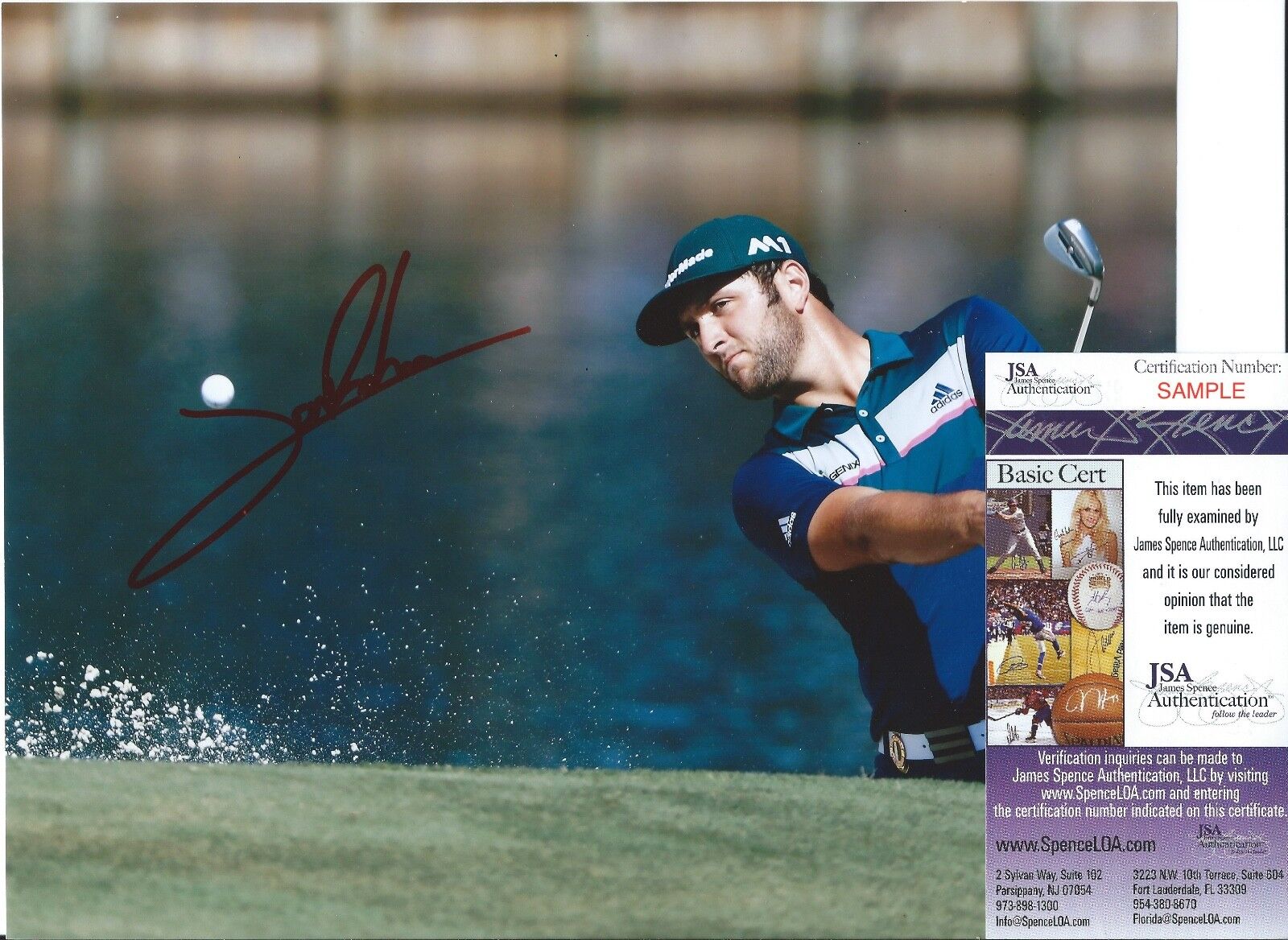 JON RAHM Signed Autographed 8x10 Photo Poster painting PGA Tour Golf Masters Open ASU JSA COA 3