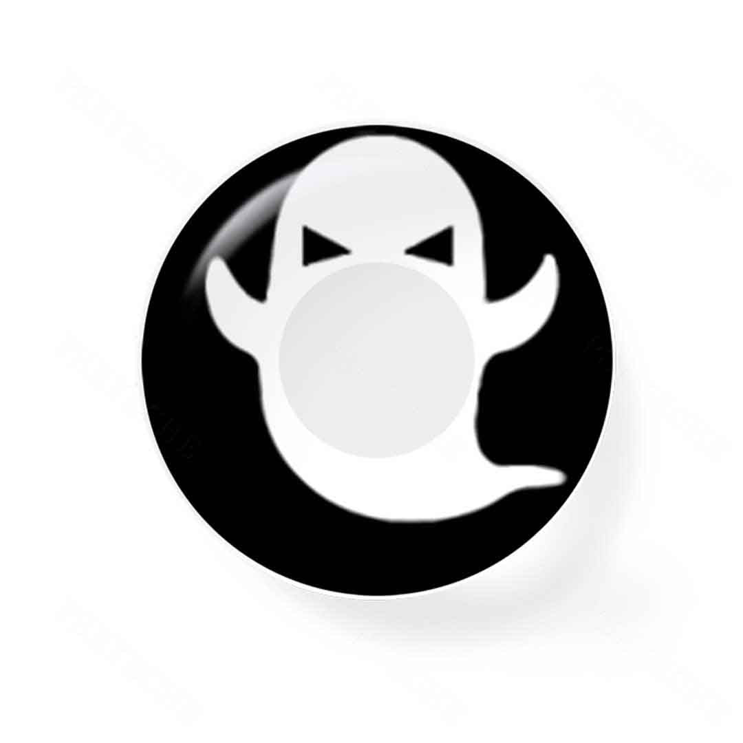 Halloween White Ghost Colored Contacts
