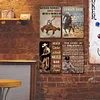 4PCS Cowboy - Vintage Metal Signs Set - 20*30cm - Western
