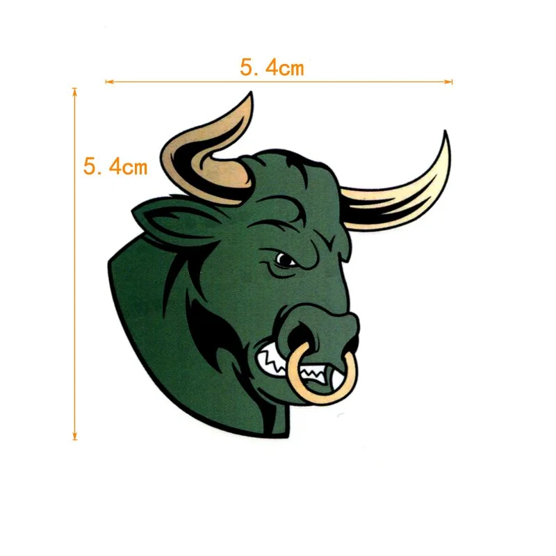 Angry Bull Waterproof Temporary Tattoo Stickers Tatouage Symbol Of The Bull Fake Tatoo Body Art Flash Tattoo Henna Tatoo Men