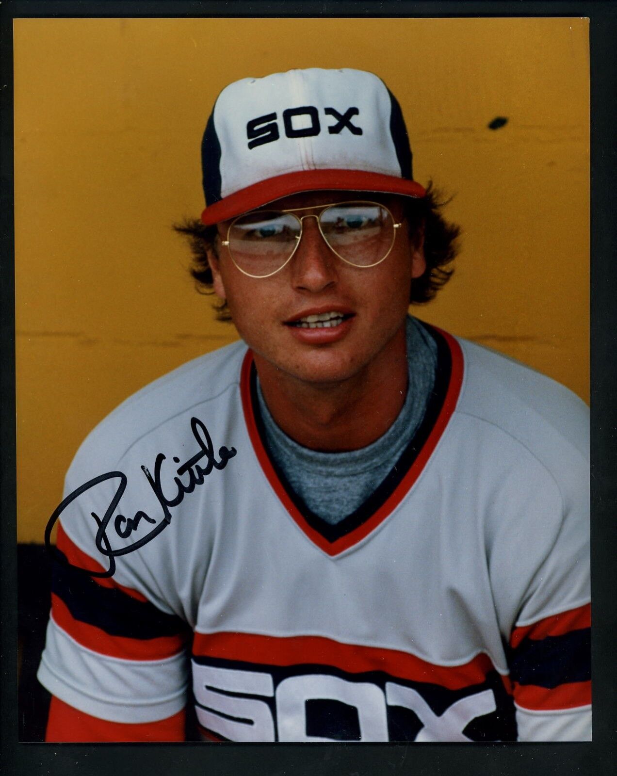 Ron Kittle Signed Autographed 8 x 10 Photo Poster painting Chicago White Sox white uniform