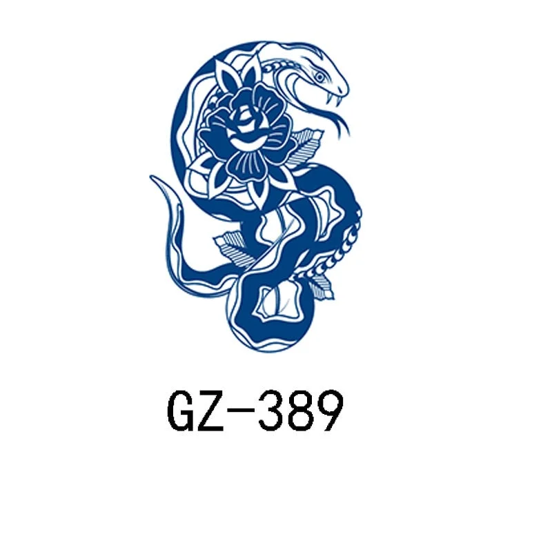 Net Red Herbal Juice Tattoo Sticker Semi-permanent Waterproof Sweat-proof Tattoo Masking Scar Temporary Tattoo