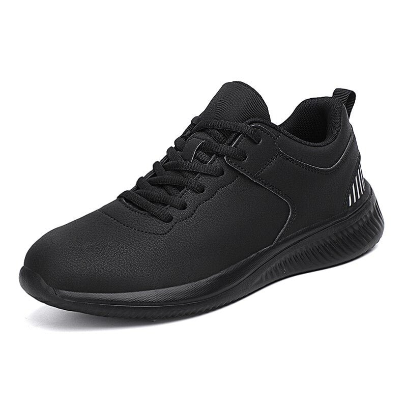 Shoes Men 2021 New Casual Shoes Men Slip On Lace Up Pu Waterproof Comfortable Sneakers Outdoor Walking Shoes Men Chaussure Homme