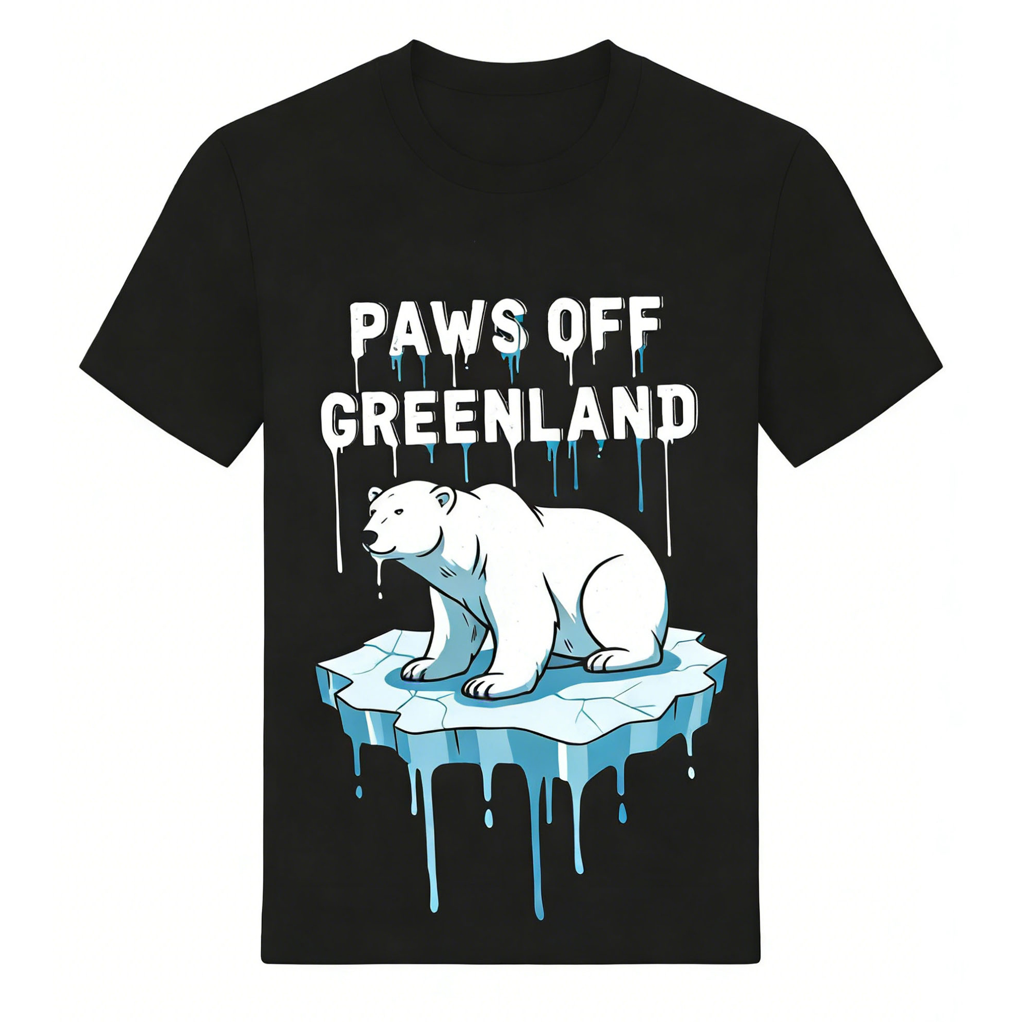 Don't Interfere With Greenland's Comfortable Casual Men's T-shirts. artswardrobe