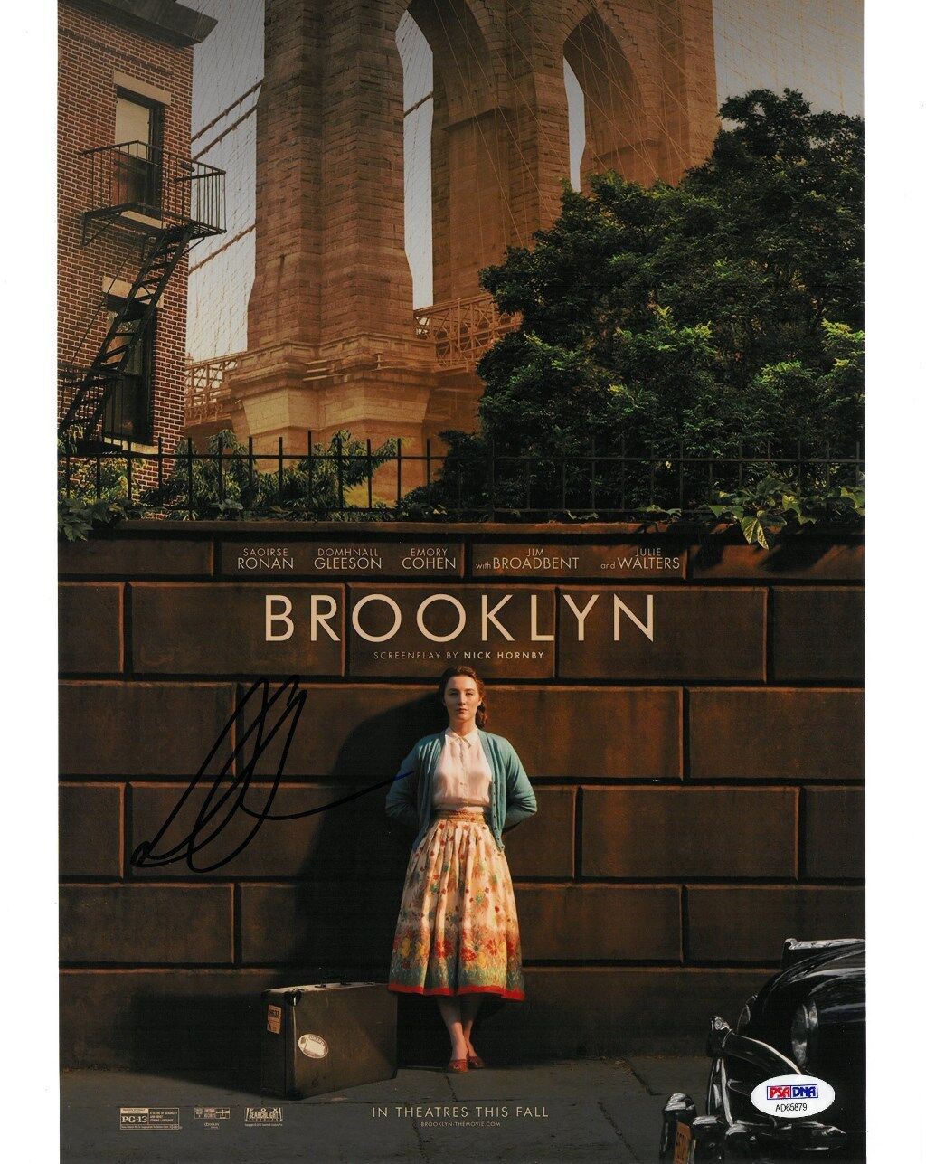 Saoirse Ronan Signed Brooklyn Authentic Autographed 11x14 Photo Poster painting PSA/DNA #AD65879