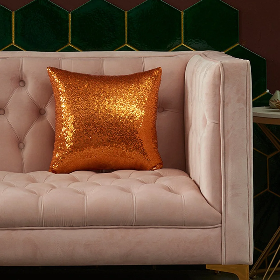 Cushion Cover 40*40cm Luxury Mermaid Glitter Pillow Pillowcase with Sequin  Throw pillows Home Decor Pillow Cases