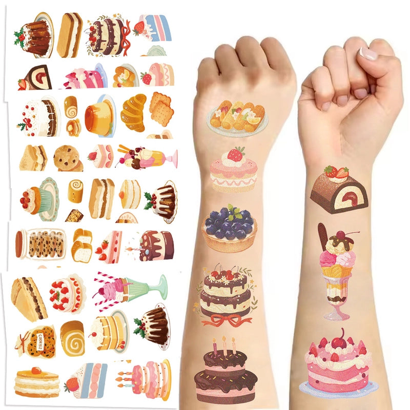 Cake Transfer Decal Tattoos & Body Art 10 PCS/Package