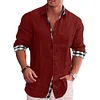 Casual Men's Cotton Linen Shirt