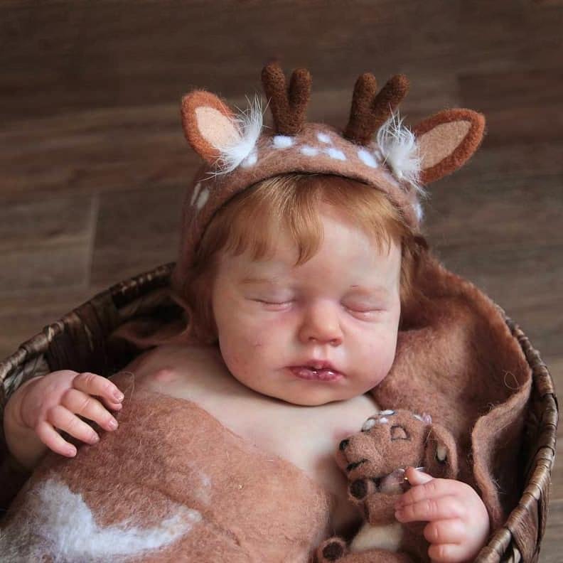 Real Lifelike 20 inch Kids Play Gift Christmas Reborn Baby Toddlers Doll Sleeping Girl by Creativegiftss® -Creativegiftss® - [product_tag] Creativegiftss®