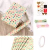 6PCS Colorful Cyan Mint Green Festive Gift Wrapping Paper