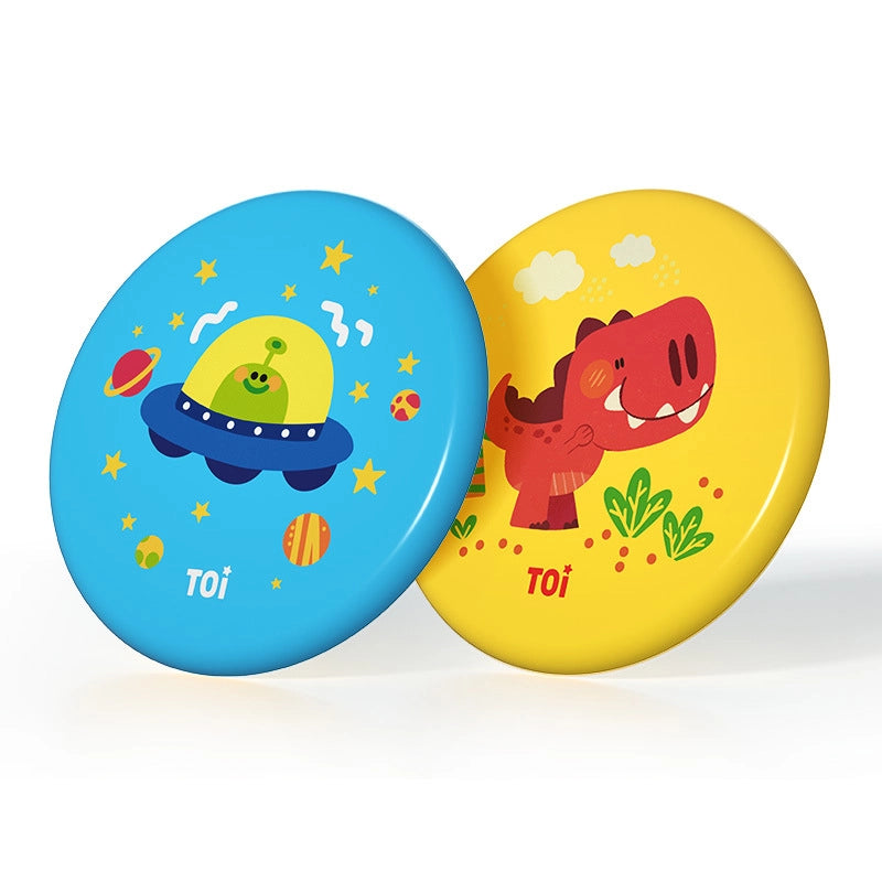 TOI Tuyi Children Soft Outdoor Flying Saucer Cartoon Kindergarten Park Parent-child Fitness Sports Toys