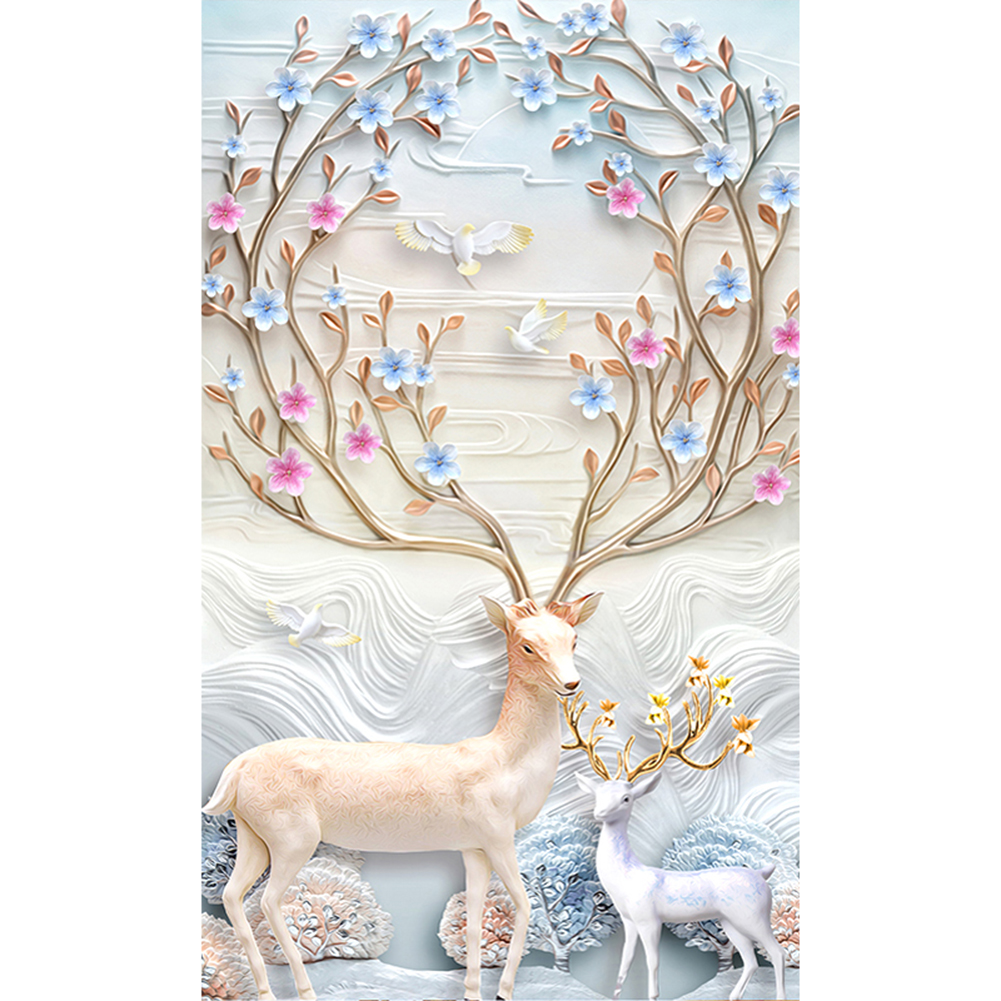 

Deer - Round Drill Diamond Painting - 30*40CM, 501 Original