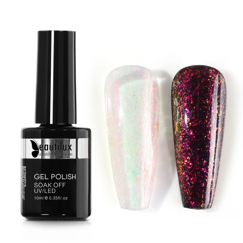 GLITTER TOP COAT NO WIPE|OPAL|GT-13