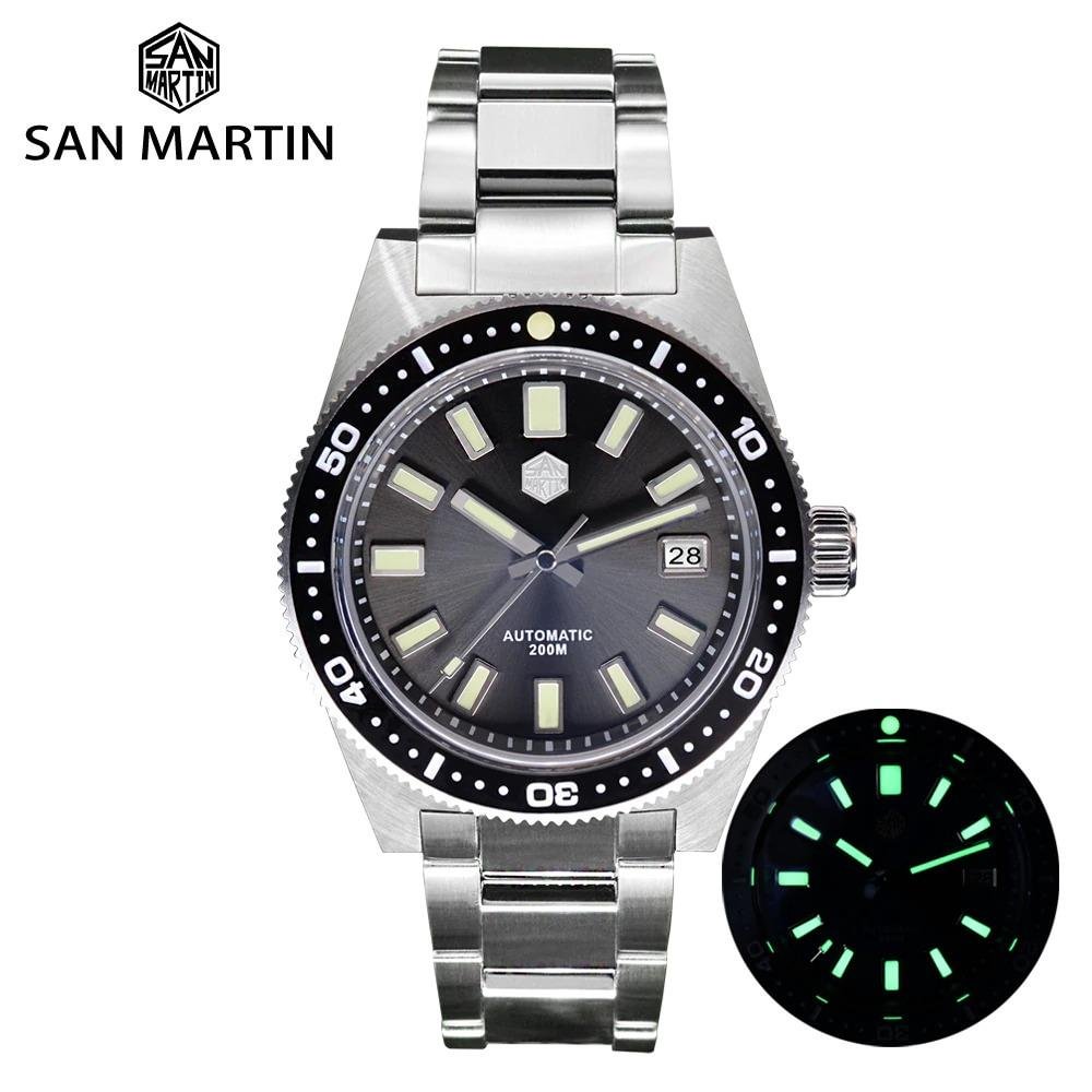 ★Weekly Deals★San Martin 62mas Automatic Watch SN007G-V4 San Martin Watch 