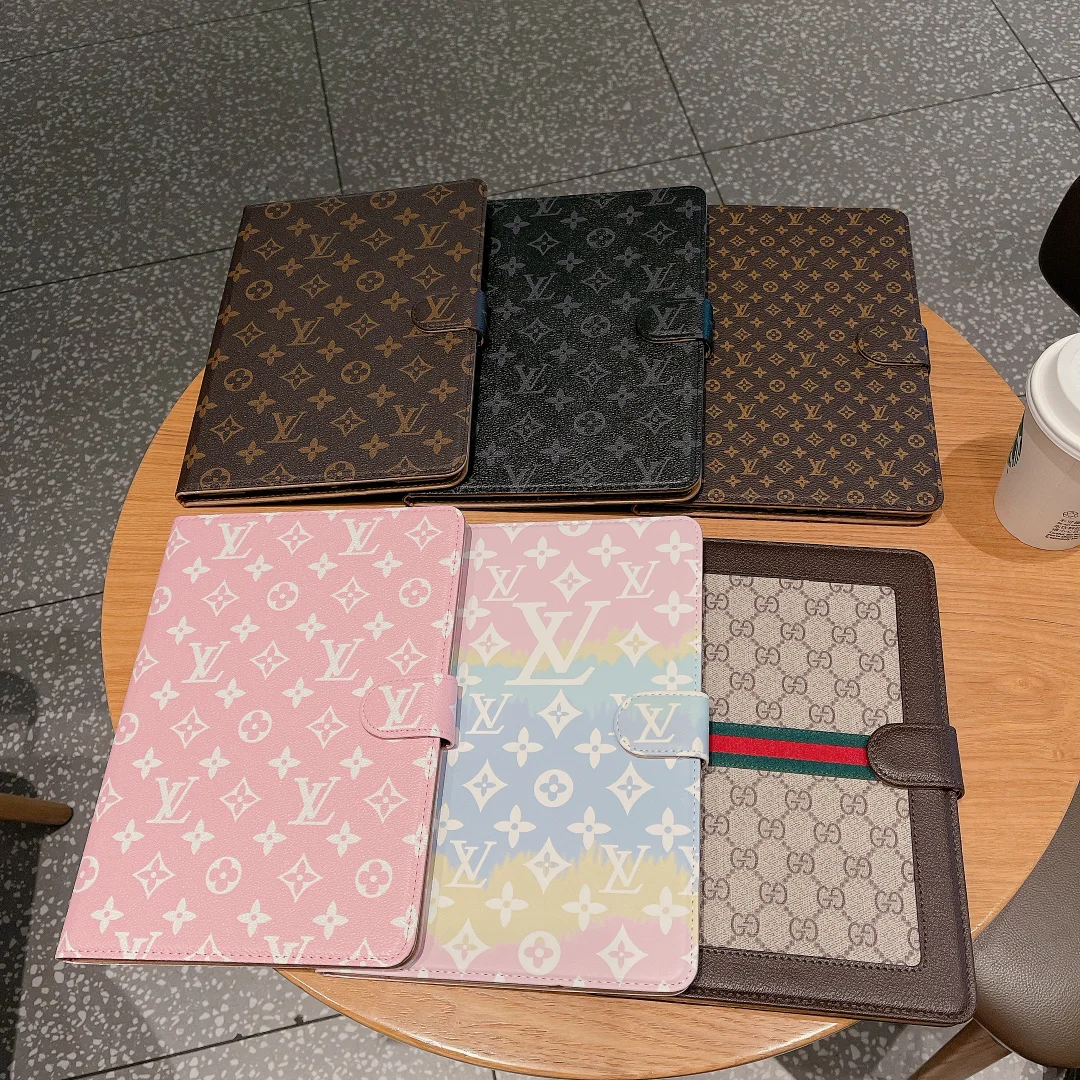 LV Luxury Louis Vuitton Canvas Monogram Leather Fresh Summer Theme Pattern Apple iPad case ProCaseMall
