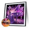 Elegante Dame - speziell geformte Diamond Painting - 30*30cm