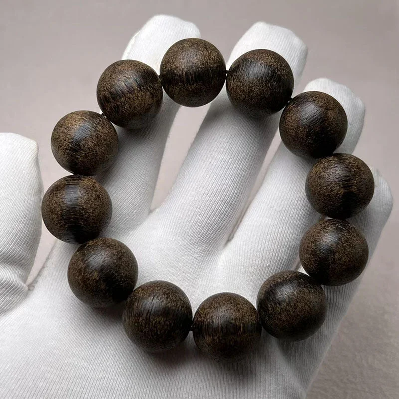 Cambodian Ant Agarwood Agarwood Buddha Beads Bracelet