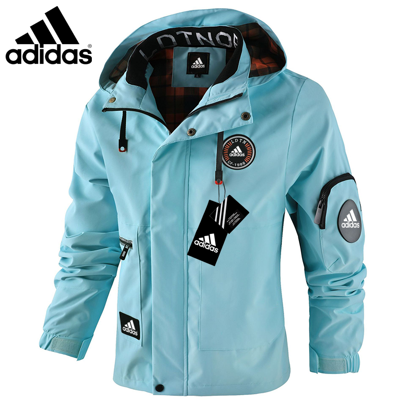 Adidas 2025 új férfi szélálló és vízálló taktikai kabát