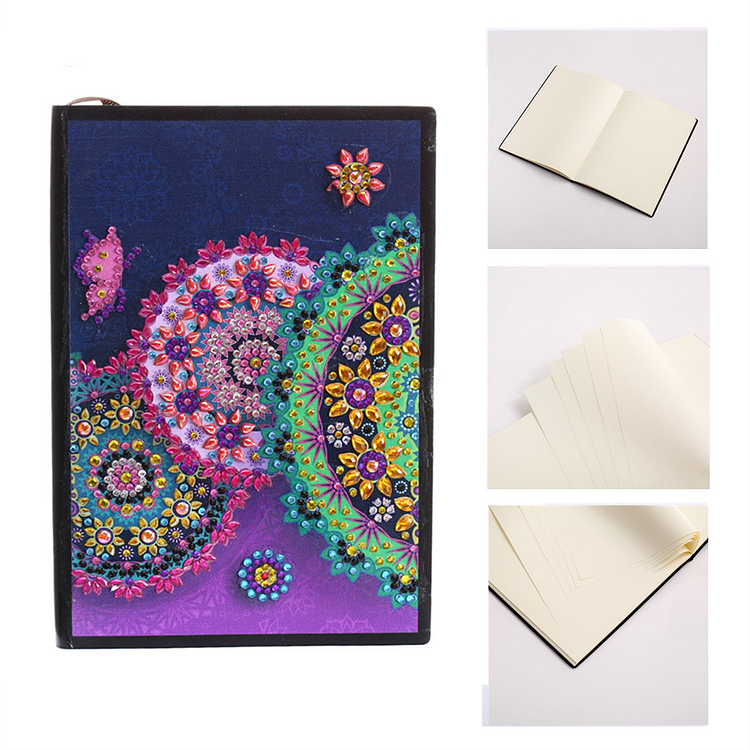 DIY Butterfly Special Shaped Diamond Painting 50 Page A5 Sketchbook Painting Book