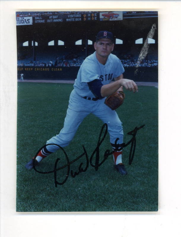 Dick Radatz Red Sox Signed Autographed 3 X 5 Photo Poster painting