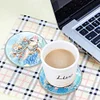 (US Only)4Pcs Acrylic Special Shape Turtle DIY Waterproof Diamond Painting Coaster