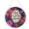 Diamond Painting Acrylic Single-Sided Drill Faith Hummingbird Sign Pendant for Home Decor
