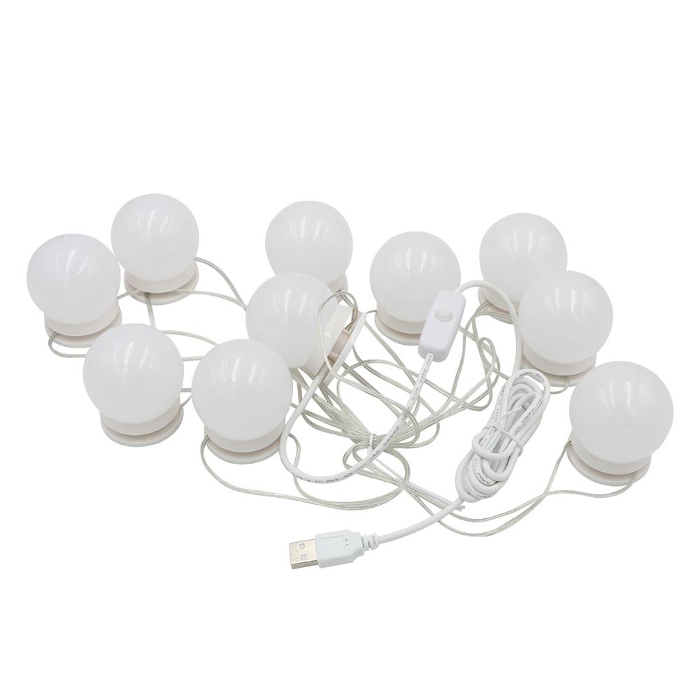 

10pcs LED Makeup Mirror Bulb Dimmable Hollywood Vanity-Night Light, 501 Original