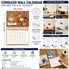 2027 DIY Diamond Painting Calendar for Adults Wall Ornaments Diamonds Arts Dates 11.81x9.45 Inch Gem Painting Art Walls Date for Home Business Office Planning Decor