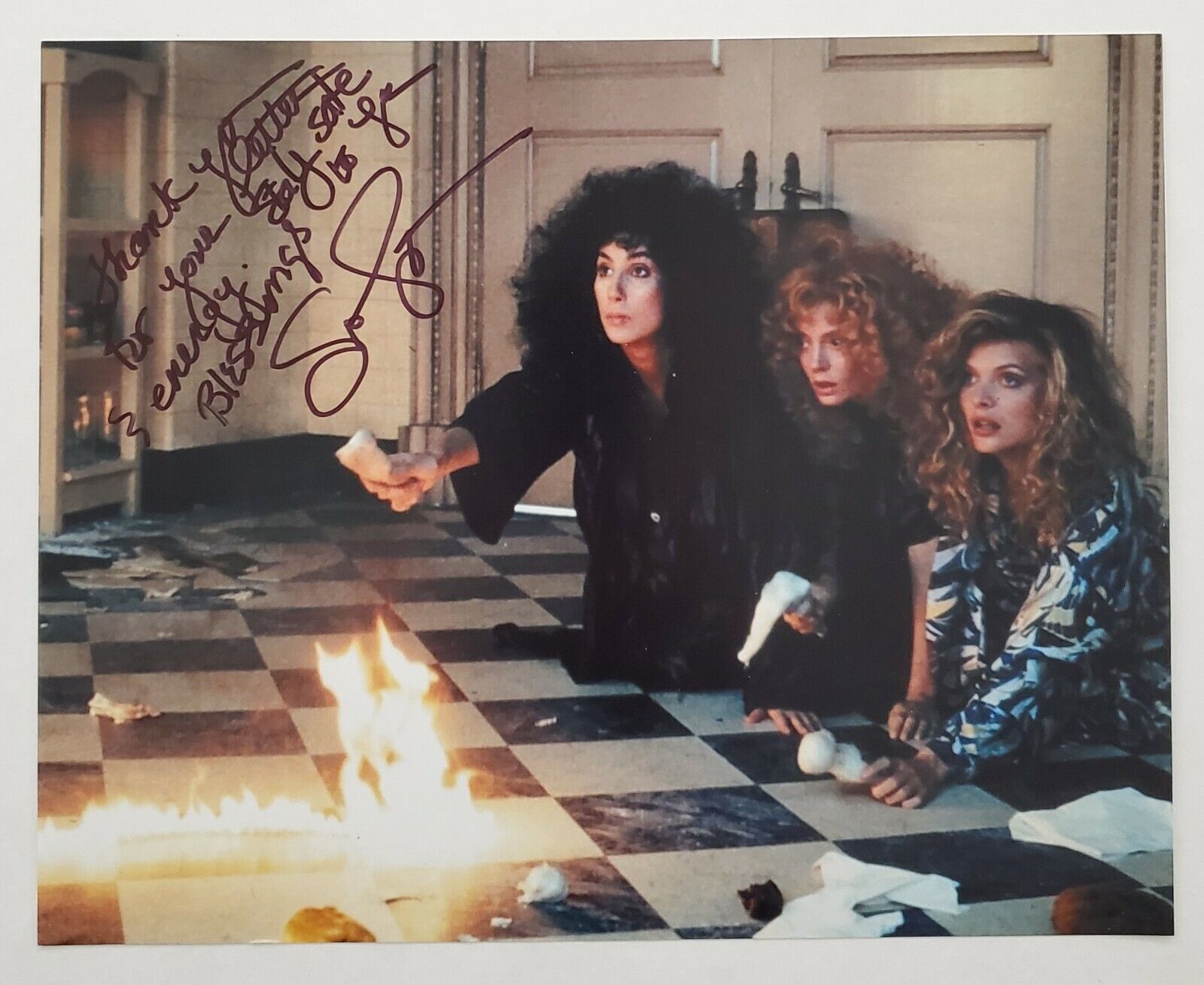 Susan Sarandon Signed The Witches Of Eastwick 8x10 Photo Poster painting Rocky Horror Actor RAD